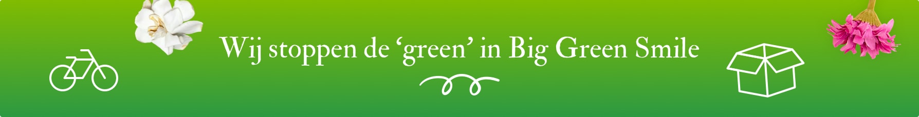 Onze groene bijdrage Onze groene bijdrage