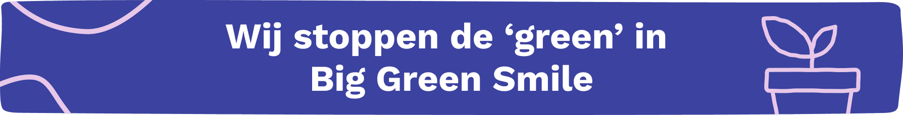 Onze groene bijdrage Onze groene bijdrage