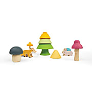 BigJigs Stapelspel - Bosvriendjes - Vanaf 12mnd