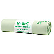 Biomat Composteerbare Vuilniszakken met Handvatten - 10L - 26 stuks