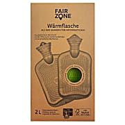 Fair Zone Natuurrubber Warmwater Kruik FSC 2L - Grijs