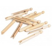 Droguerie Ecologique Wasknijpers - Houten Pins - 25st
