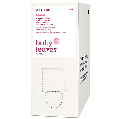 Attitude Bulk2Go Vloeibaar Afwasmiddel Baby - Parfumvrij
