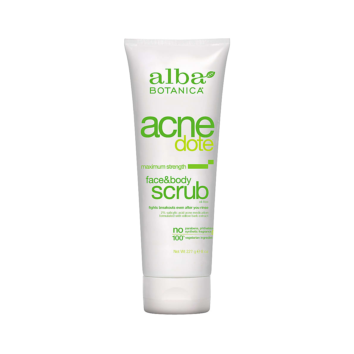 Plak opnieuw Trunk bibliotheek boog Alba Botanica Acnedote Face & Body Scrub | Big Green Smile