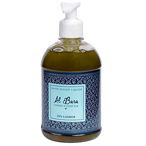 Al Bara Vloeibare Aleppo Zeep Olijfolie & 35% Laurierbesolie 500ml