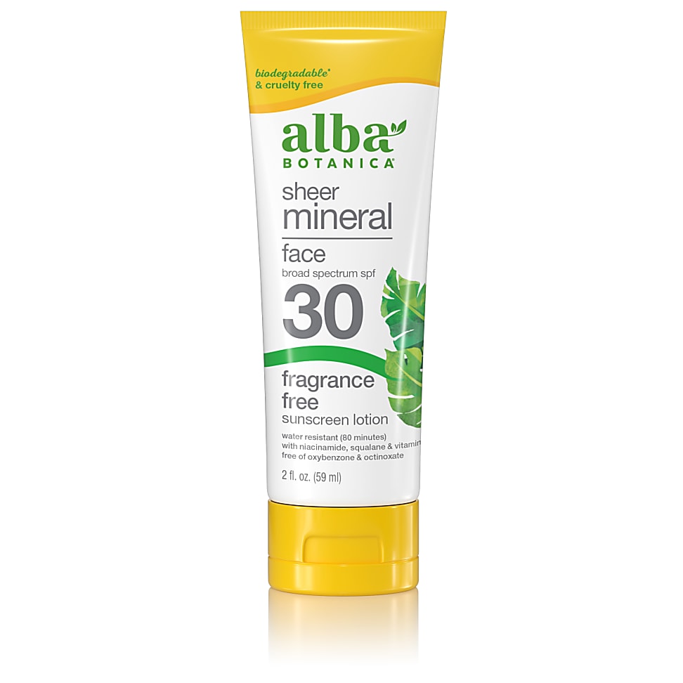 Image of Alba Botanica Minerale Zonnebrandcreme Gezicht SPF30