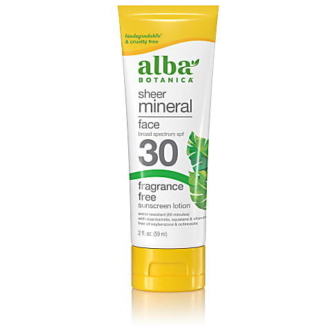 Alba Botanica Minerale Zonnebrandcrème Gezicht SPF30