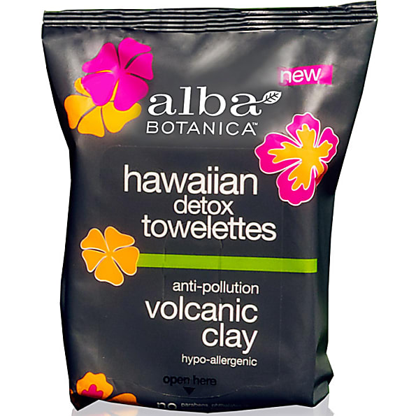 Alba Botanica Volcanic Clay Towelettes 30 wipes