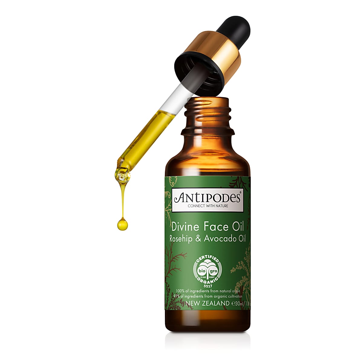 Scorch bewaker Ochtend gymnastiek Antipodes Organic Divine Face Oil (Gezichtsolie) | Big Green Smile