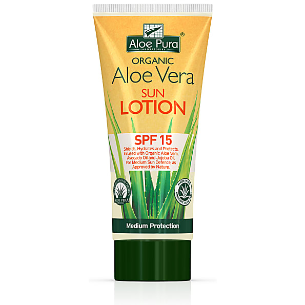 Image of Aloe Pura Aloe Vera Sun Lotion SPF15