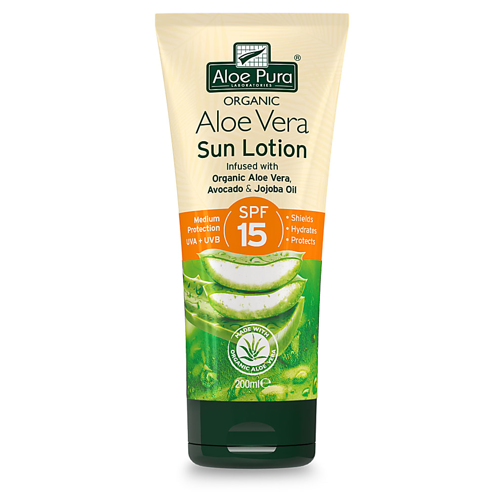 Image of Aloe Pura Aloe Vera Sun Lotion SPF15