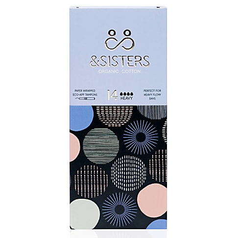 &Sisters Eco-Applicator Tampons - Heavy (14)