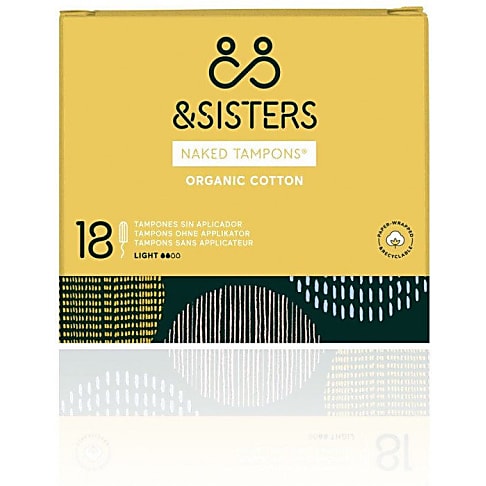 &Sisters Naked Tampons - Light (18)
