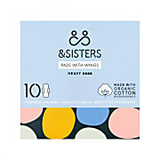 &Sisters Pads with wings - Heavy/Night (10)