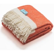 Atlantic Blankets 100% Wollen Deken - Koraal (130cm x 200cm)