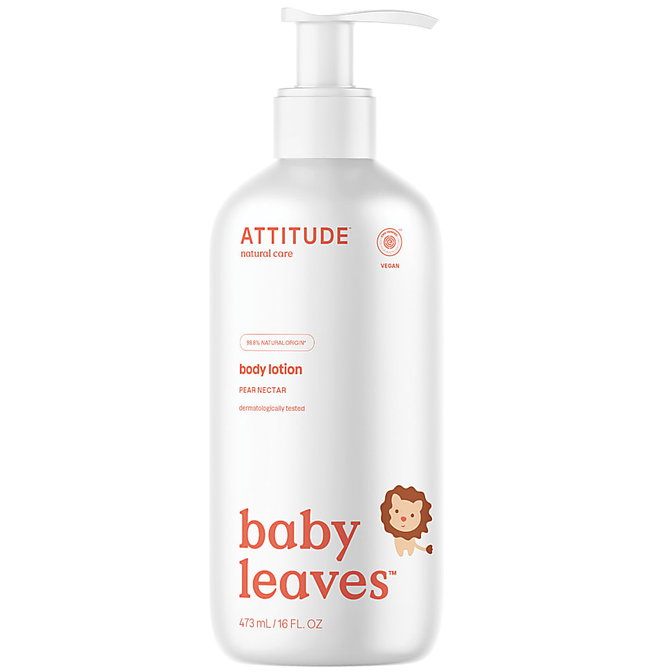 Image of Attitude Baby Leaves Natuurlijke Bodylotion - Peer Nectar
