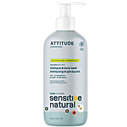 Attitude Oatmeal sensitive natural baby care - 2in1 Shampoo & Douchegel