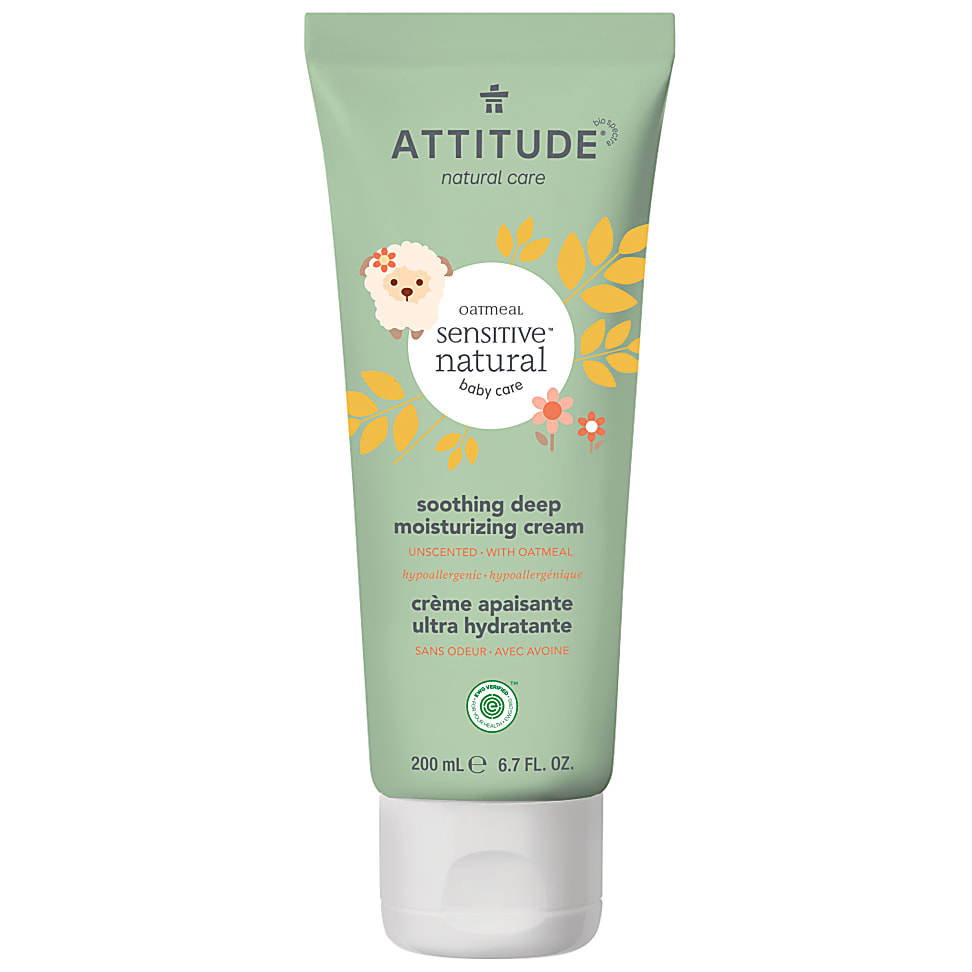 Image of Attitude Oatmeal sensitive natural baby care - Soothing Lichaamscreme