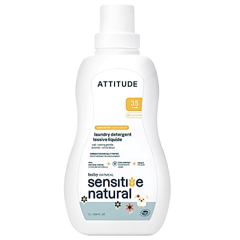 Attitude Oatmeal sensitive natural baby care - Wasmiddel (35 wasbeurten)