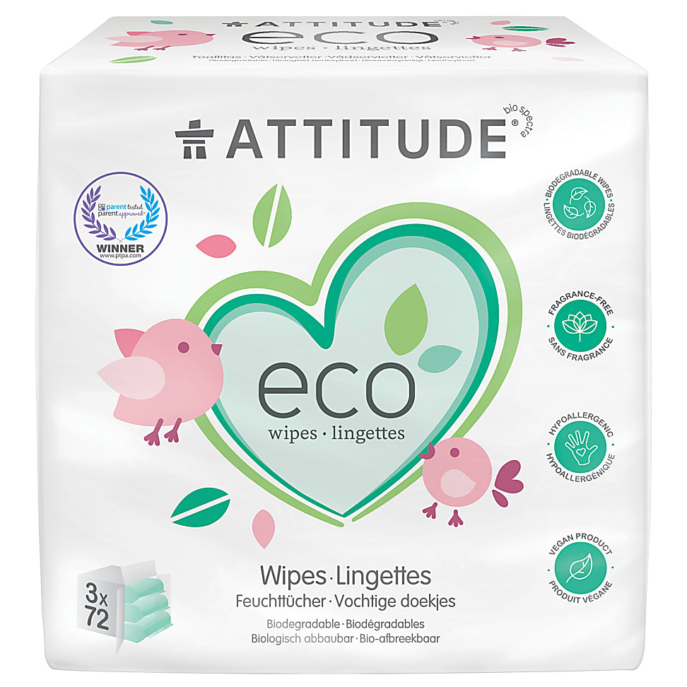 Image of Attitude Eco Baby Doekjes 3 x 72