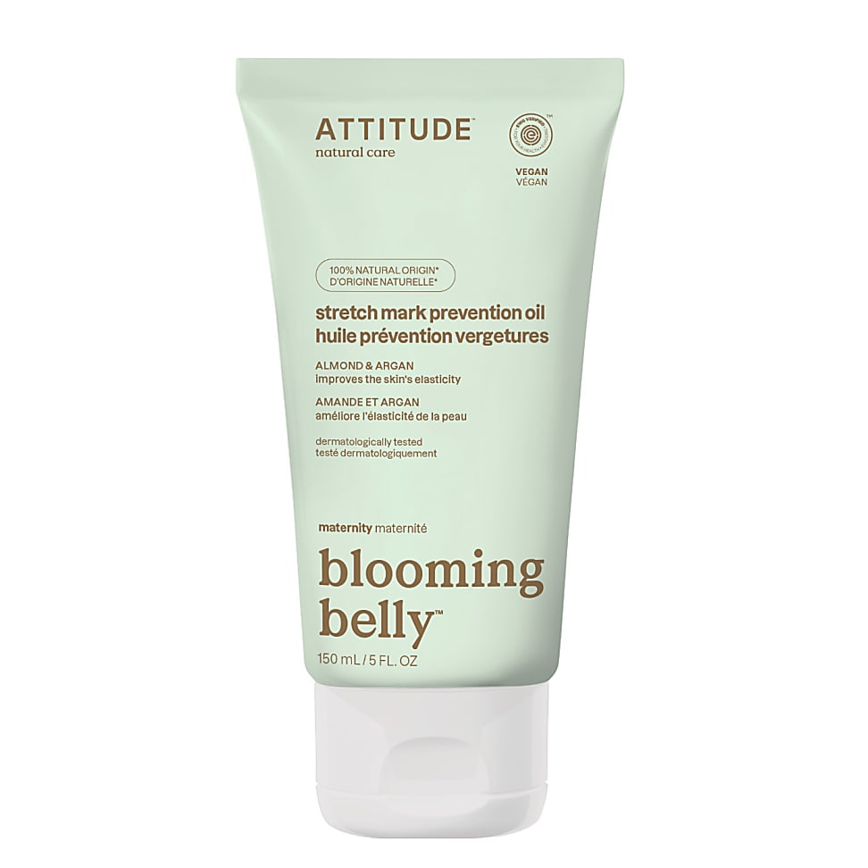 Image of Attitude Blooming Belly Huidolie Amandel & Argan 150 ml