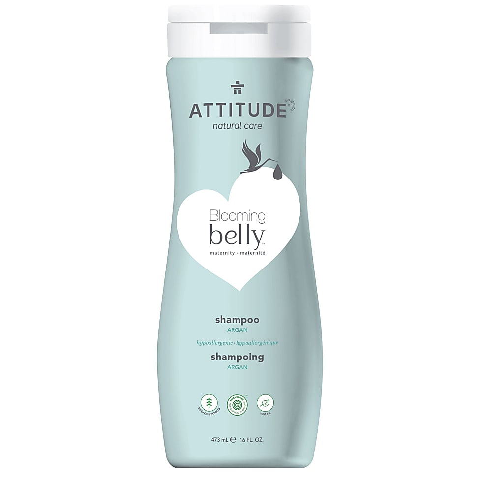 Image of Attitude Blooming Belly Shampoo, Argan 473 ml