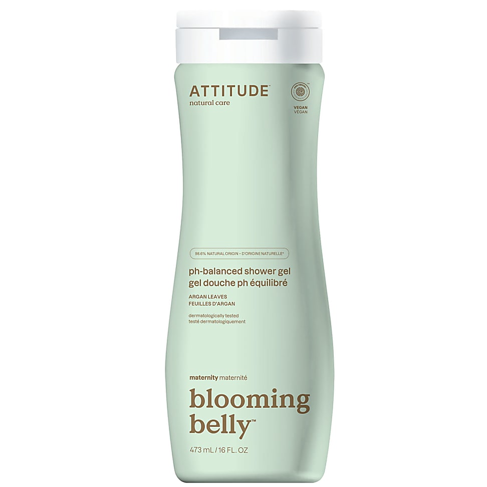 Image of Attitude Blooming Belly Douchegel, Argan - PH neutraal 473 ml