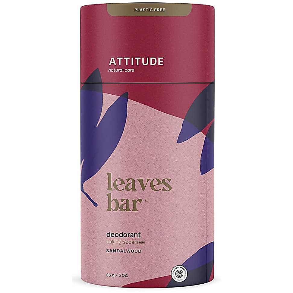 Image of Attitude Leaves Bar Baksodavrije Deodorant Sandelhout