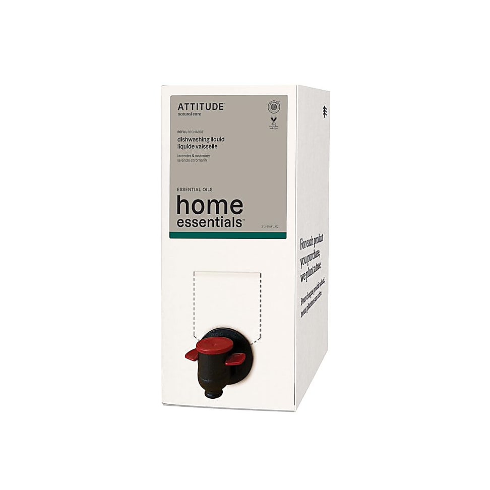 Image of Attitude Afwasmiddel Lavendel & Rozemarijn Refill