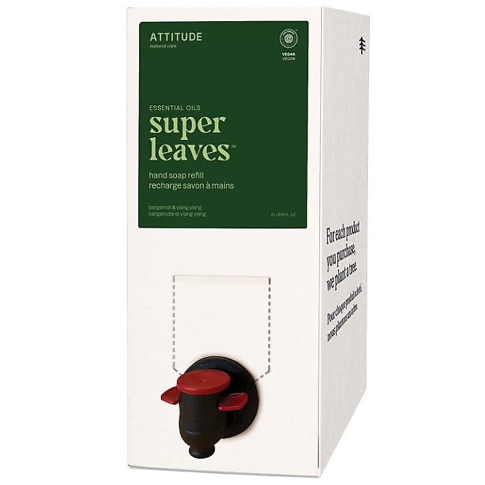 Image of Attitude Super Leaves Essentials Handzeep Bergamot & Ylang Ylang Re...