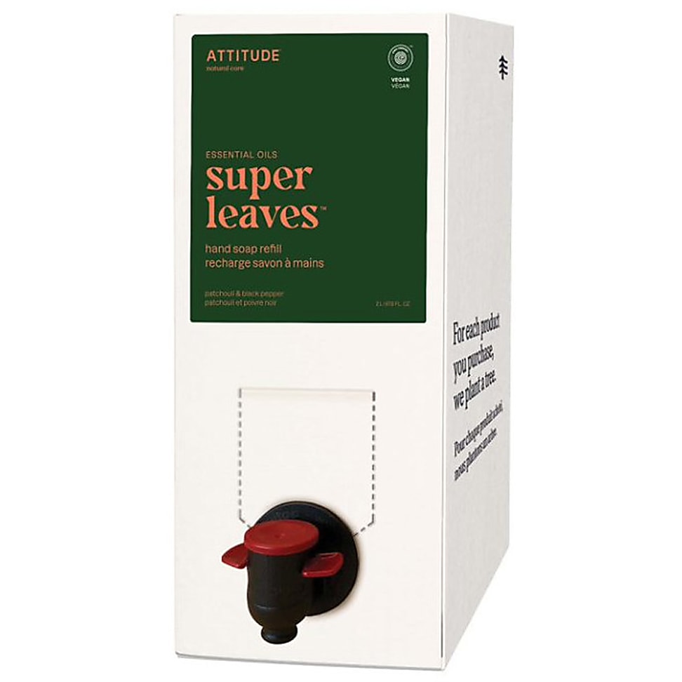Image of Attitude Super Leaves Essentials Handzeep Patchouli & Zwarte Peper ...