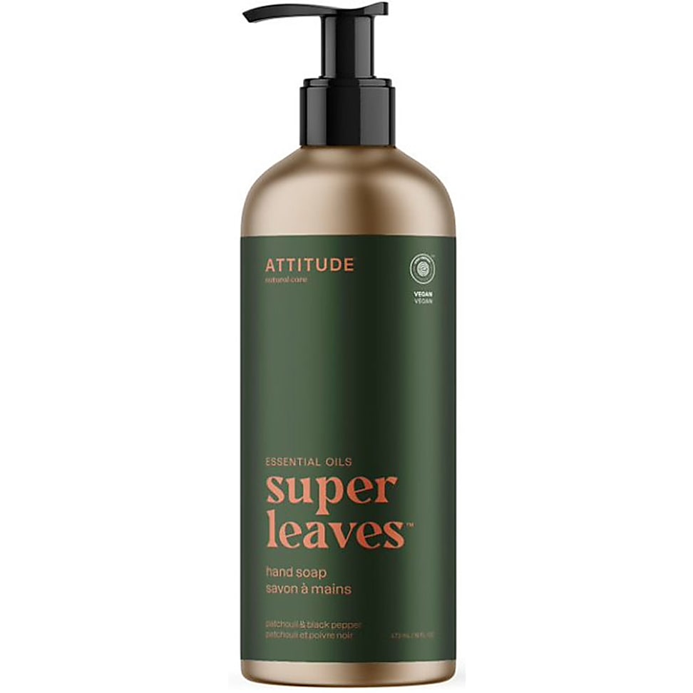 Image of Attitude Super Leaves Essentials Handzeep Patchouli & Zwarte Peper