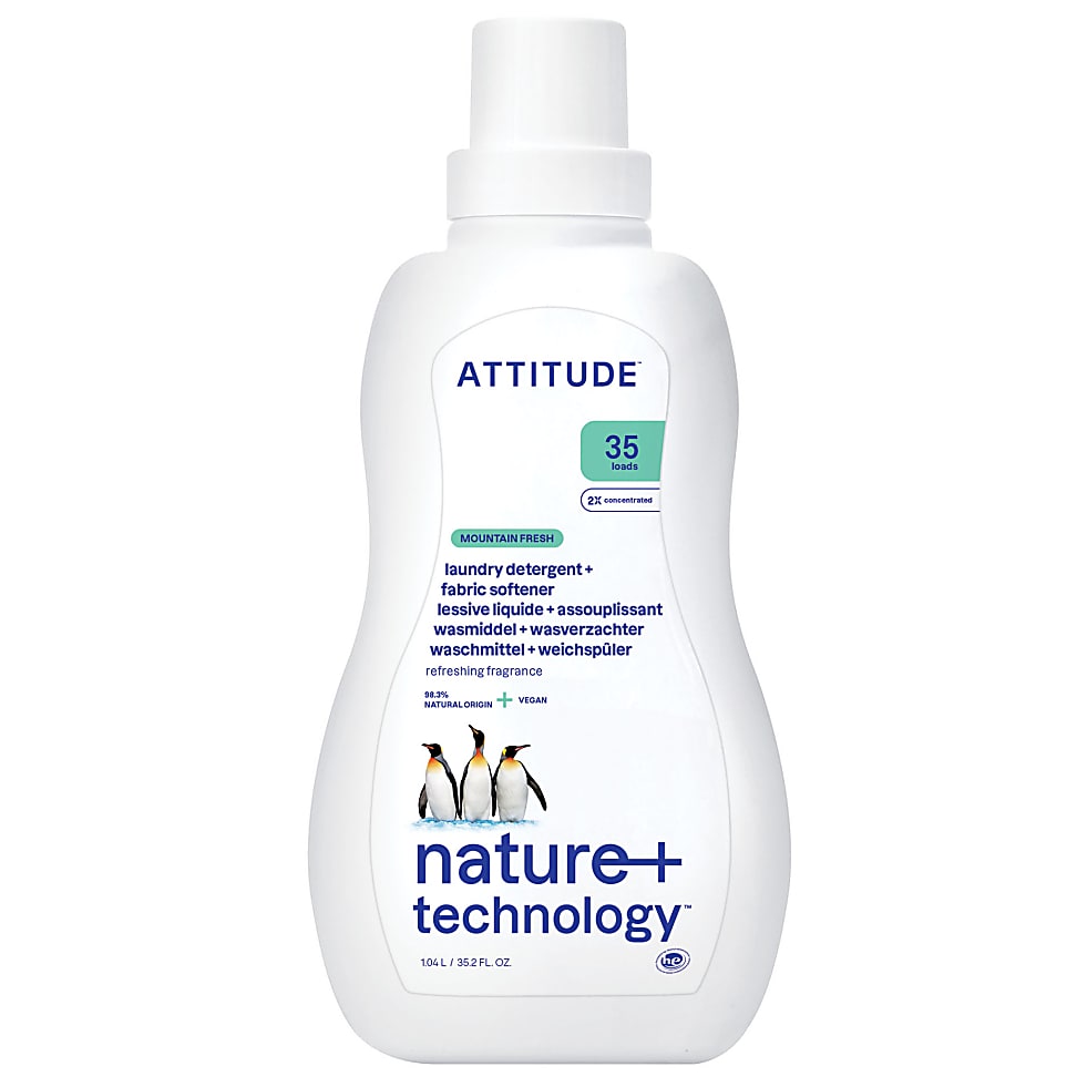 Image of Attitude 2-in-1 Wasmiddel & Wasverzachter Mountain Essentials