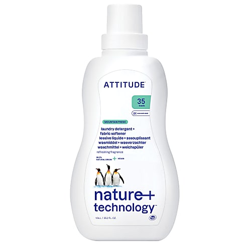 Attitude 2-in-1 Wasmiddel & Wasverzachter Mountain Essentials