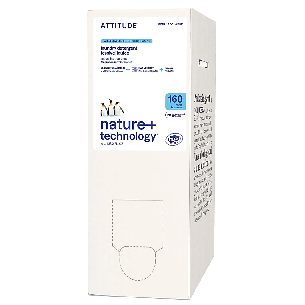 Big Green Smile Attitude Vloeibaar Wasmiddel Wildflowers 160 wasbeurten aanbieding