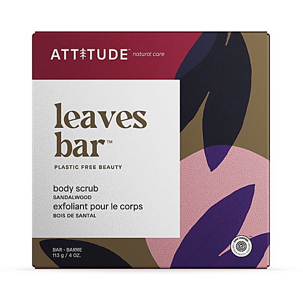 Image of Attitude Leaves Bar Body Scrub Sandelhout