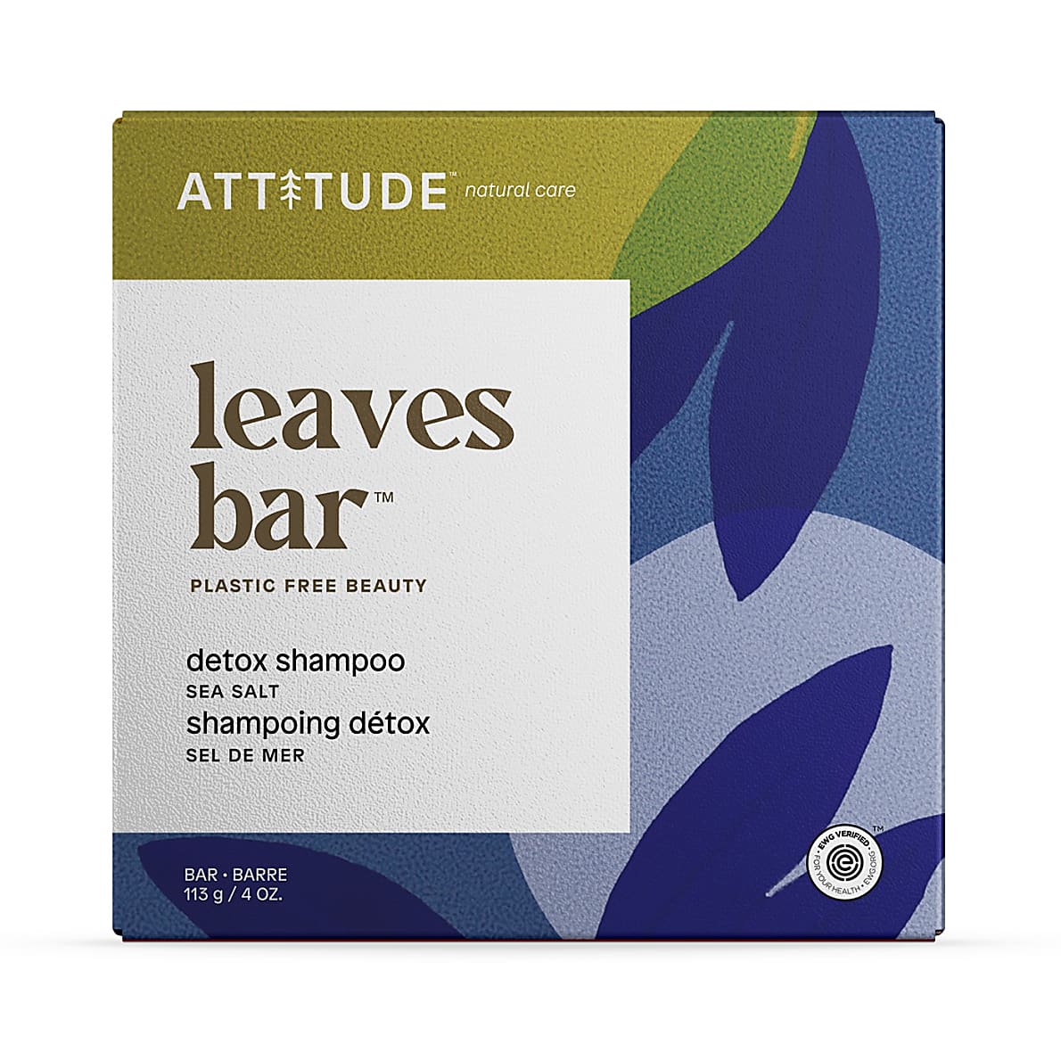 Nu overschrijving Worden Attitude Leaves Bar Shampoo Detox Zeezout | BigGreenSmile