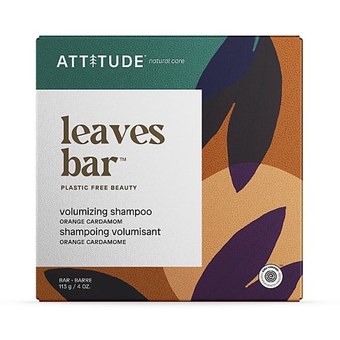 Attitude Leaves Bar Shampoo Volume Citrus Kardemom