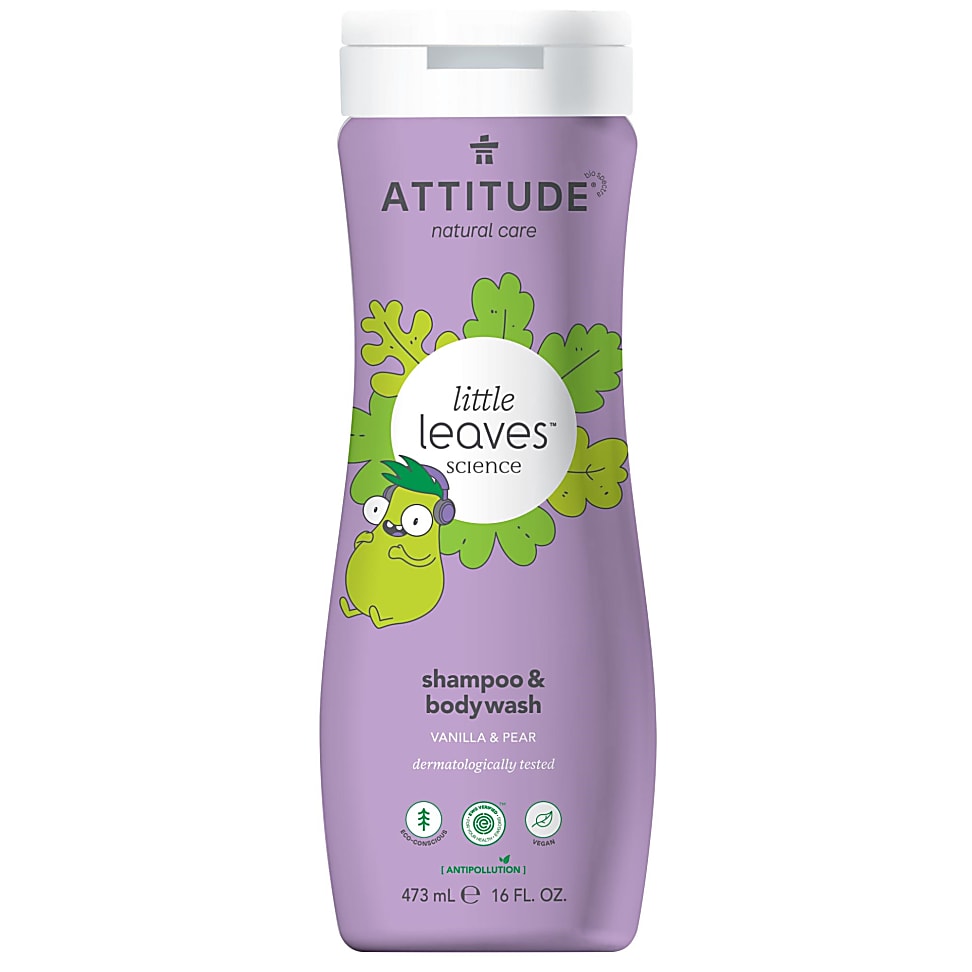 Image of Attitude Little Leaves 2 in 1 Shampoo - Vanille & Peer