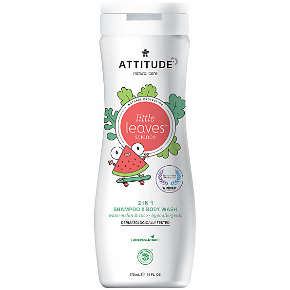 Image of Attitude Little Leaves 2 in 1 Shampoo - Watermeloen & Kokosnoot