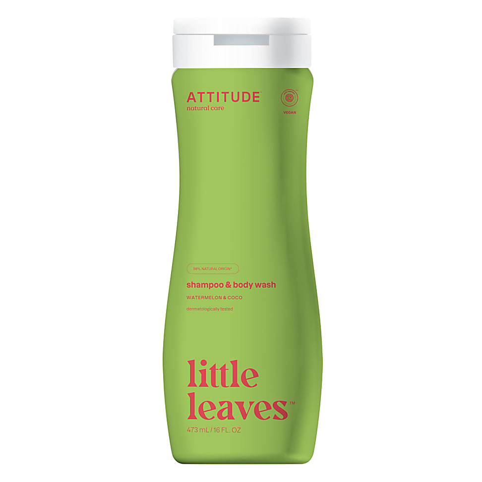 Image of Attitude Little Leaves 2 in 1 Shampoo - Watermeloen & Kokosnoot