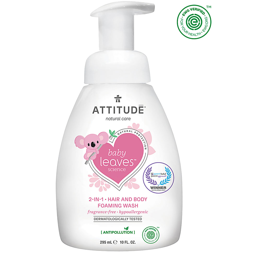 Image of Attitude baby leaves 2-in-1 Shampoo & Douchegel - Parfumvrij