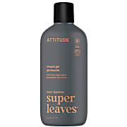 Attitude Super Leaves Douchegel voor Mannen - Patchouli & Bourbon