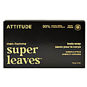 Attitude Super Leaves Lichaamszeep voor Mannen - Amber & citrus