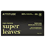 Attitude Super Leaves Lichaamszeep voor Mannen - Matcha & Bergamot