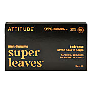 Attitude Super Leaves Lichaamszeep voor Mannen - Patchouli & Bourbon