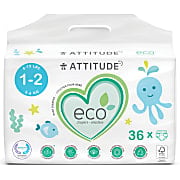 Attitude Baby Care Luiers Mini - maat 1-2 (36 st)