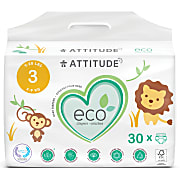 Attitude Baby Care Luiers Midi - maat 3 (30 st)