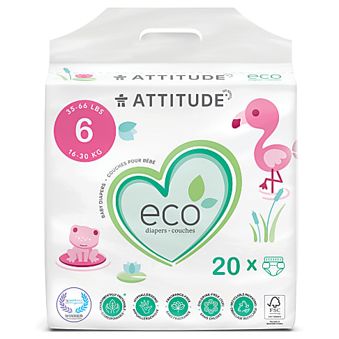 Attitude Baby Care Luiers XL- maat 6 (20 st)