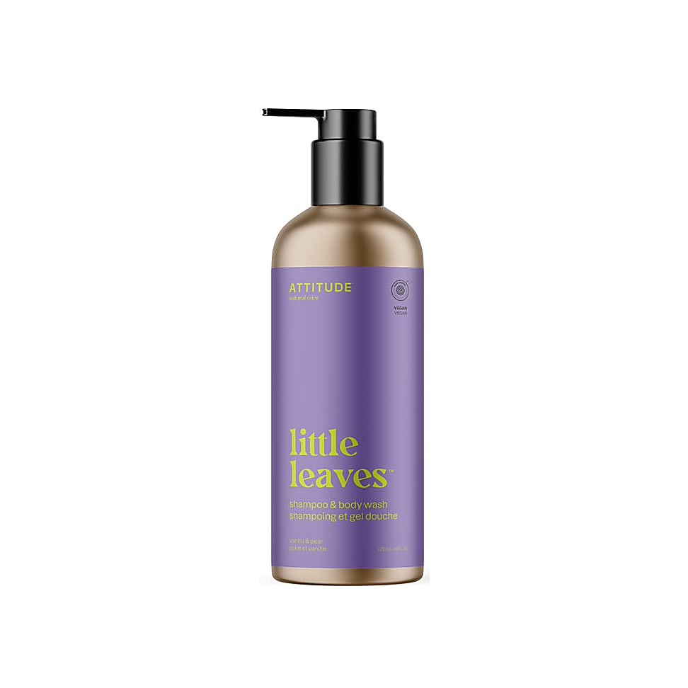 Attitude Essential 2in1 Shampoo & Douchegel - Vanille & Peer